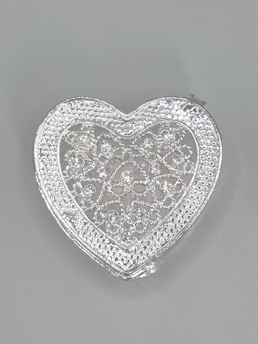 Lidded trinket box heart - lidded,